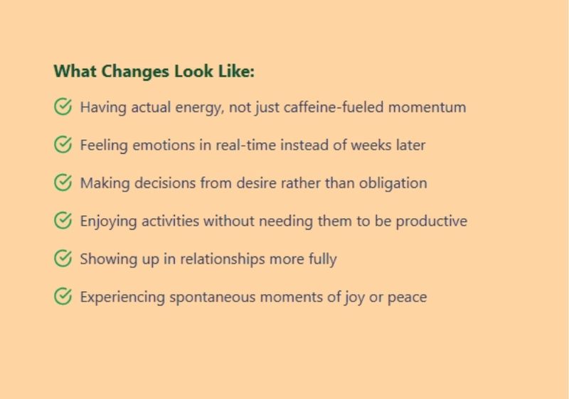 what changes look like in non-high-functioning people